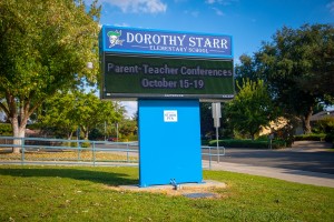 School Sign Dorothy Starr   