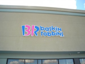 Restaurant Baskin Robins Channel Letter         