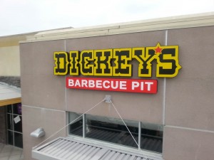 Restaurant Dickey's Channel Letter        